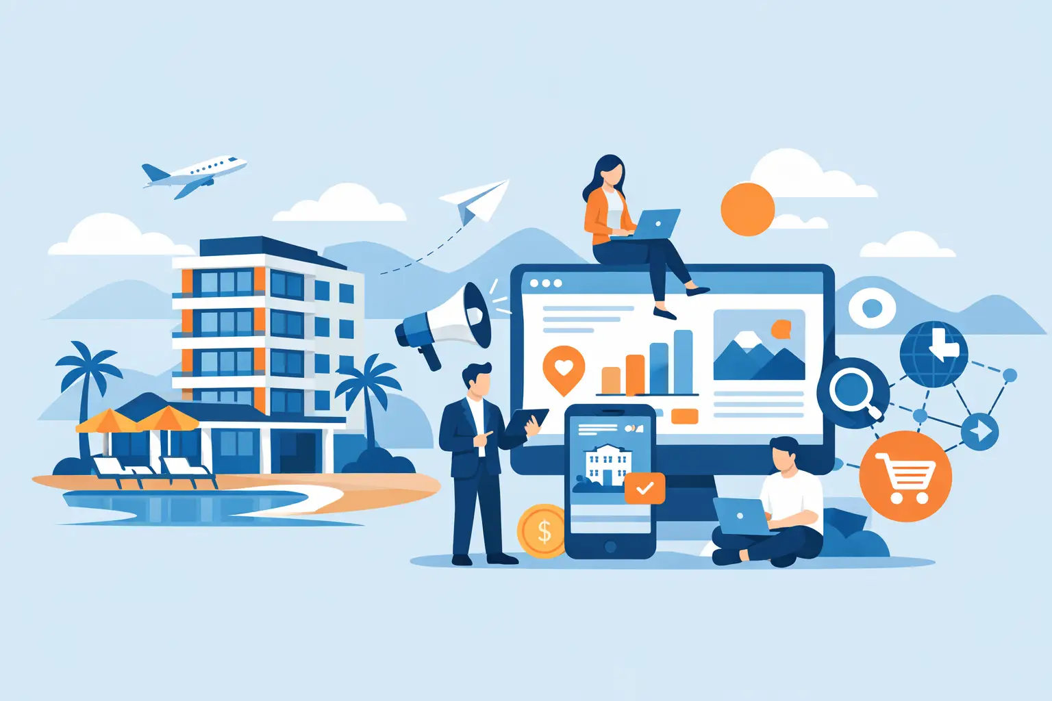 Πώς οργανώνεται το digital marketing ξενοδοχείου