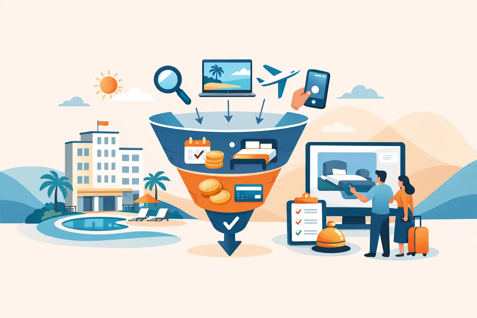 Πώς στήνεται ένα booking funnel ξενοδοχείου