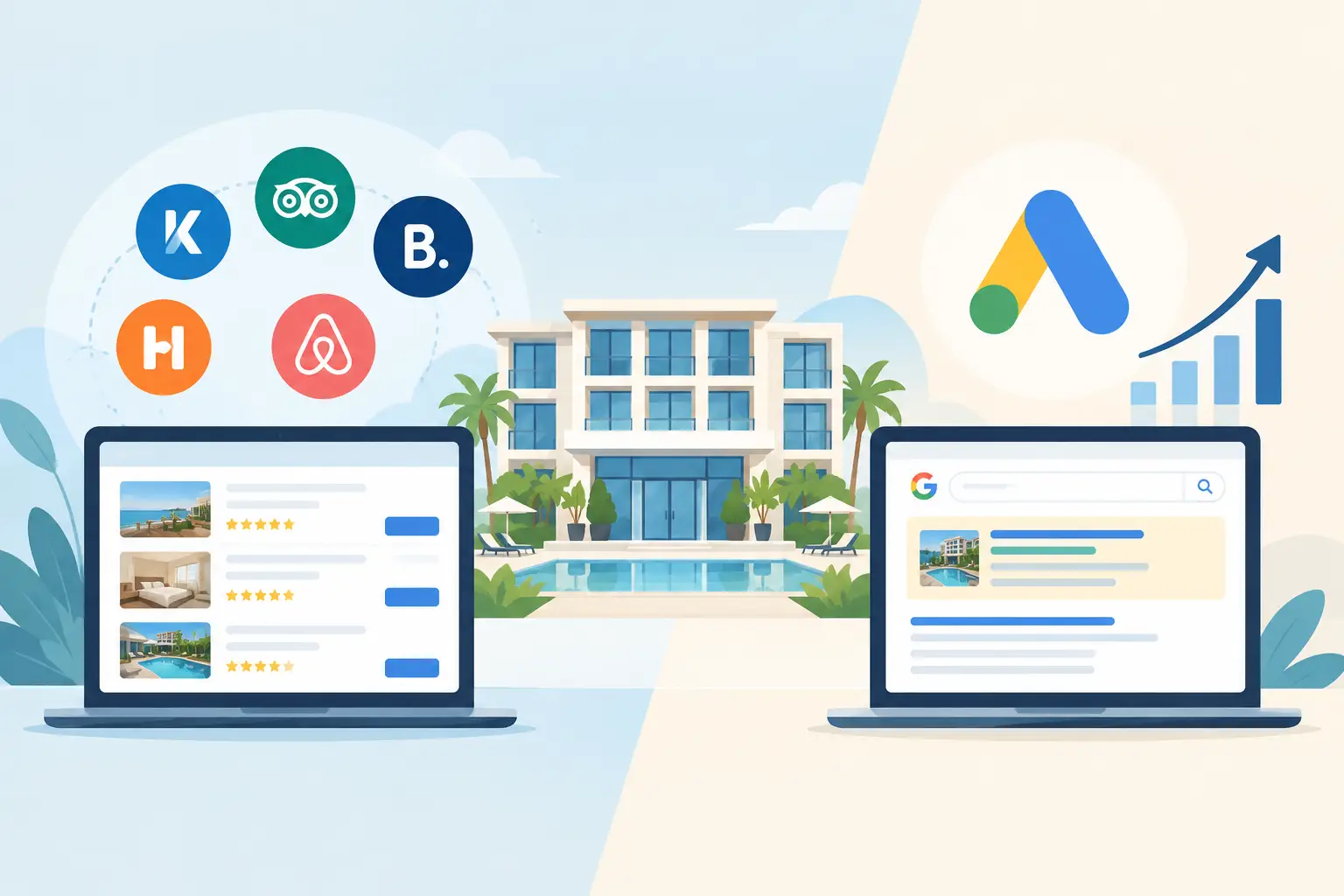 Metasearch ή Google Ads ξενοδοχείου: τι αποδίδει;