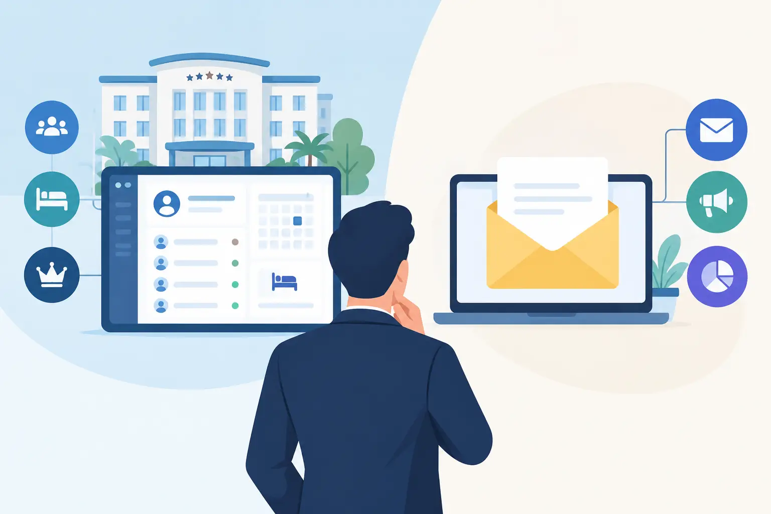 Hotel CRM ή email platform για το ξενοδοχείο σας;