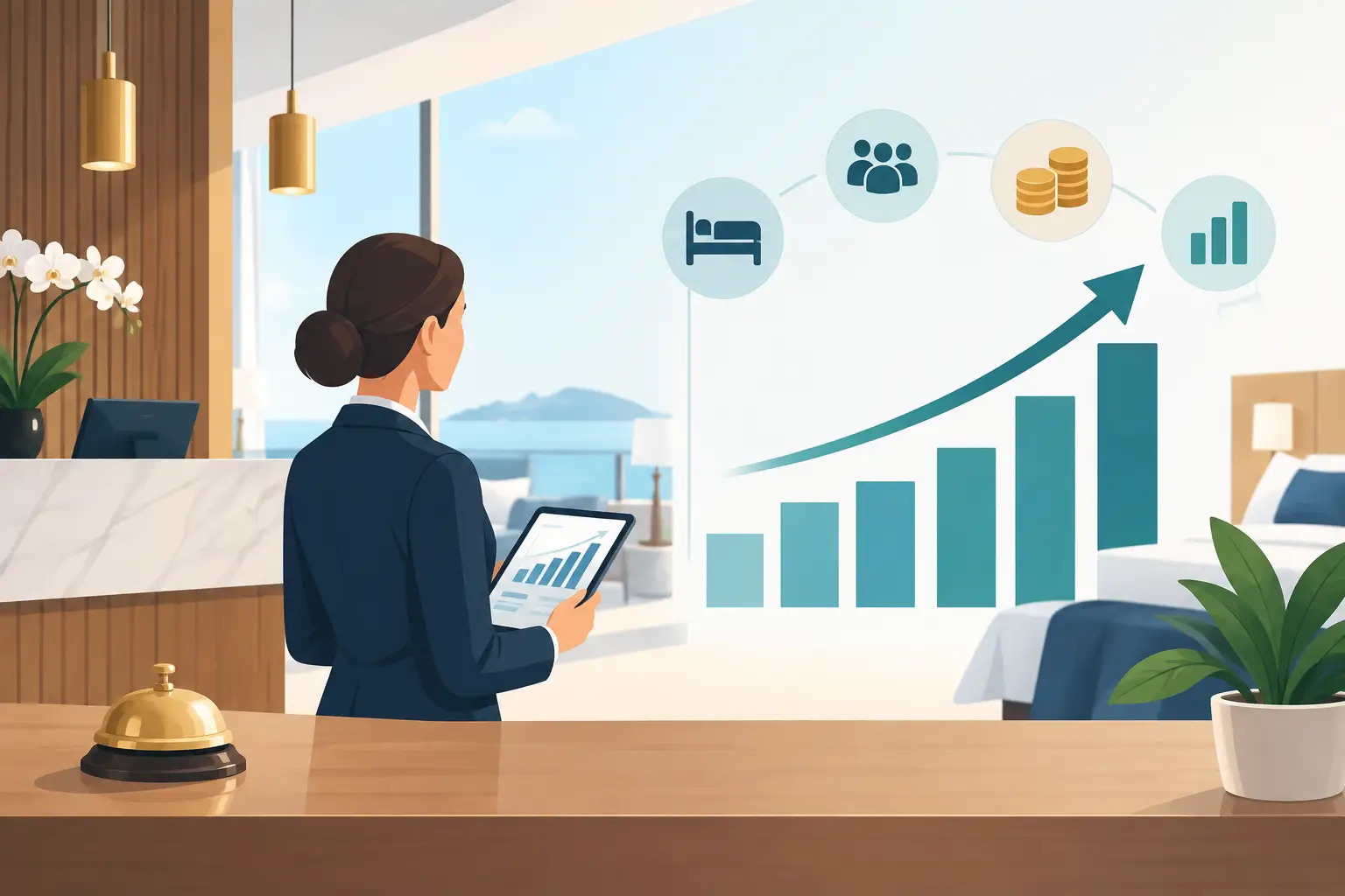 KPI ξενοδοχειακών πωλήσεων που αυξάνουν έσοδα